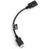 System-S Micro USB (Maschio) a Mini USB (Femmina) Adattatore Cavo Dati Ricarica Cavo di prolunga 15 cm