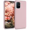 kwmobile Cover per OnePlus 8T Custodia - Back Case per Smartphone in Silicone TPU - Protezione Gommata - rosa antico