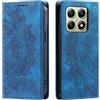 CASEONJAN Cover per Xiaomi 14T, Pelle PU Custodia a portafoglio con scomparti per Slot Schede, Antiurto Flip Caso Cover per Xiaomi 14T 5G (Vintage Blu)