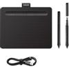 Wacom Intuos Small Tavoletta Grafica - Tablet con Penna per Disegno e Fotoritocco con Penna Sensibile alla Pressione, Nero - Ideale per Lavoro da Casa ed E-Learning