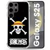 Cokitec Cover rinforzata per Samsung Galaxy S25 Manga One Piece con teschio