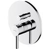 Omnires Y1235ROCR, Rubinetto doccia e vasca ad incasso, elemento esterno Y, Chrome