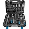 WinHolder Set di chiavi a cricchetto per attrezzi fai da te, punte, con custodia (216 pezzi)