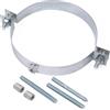 Beekeg Supporto per tubo da stufa, morsetto di montaggio con tassello, valvola a farfalla, per tubo di fumo, morsetto per tubo di fumo, 80 mm