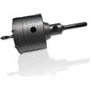 Terryshop74 Sega a Tazza per Muro Cemento Ø 80mm Corona Carotatrice a Secco + Adattatore SDS PLUS + Punta Centraggio 8x110 mm (80 mm)
