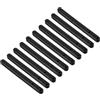 QUARKZMAN Guide Scorrevoli per Cassetti, 10pz 180mm - Guide Scorrevoli in Plastica Guide Montate Lati Scanalature per Cassetti Armadi Tavolini Notte Comodini(Nero)