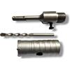 Terryshop74 Sega a Tazza per Muro Cemento Ø 30mm Corona Carotatrice a Secco + Adattatore SDS PLUS + Punta Centraggio 8x110 mm (30 mm)