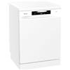 Hisense HS643C90W - Lavastoviglie di libero installazione, classe C, capacità 16 servizi, altezza 84,5 cm x larghezza 59,9 cm, bianco, asciugatura automatica, programmi automatici, terzo vassoio, 15'