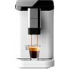 Cecotec Macchina da Caffè Superautomatica Cremmaet Macchia White. 1350 W, Thermoblock, Pompa di Pressione da 19 bar, Sistema Plug&Play, Serbatoio di Caffè con Macinacaffè Integrato