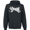Ghost Marble Logo Uomo Felpa con Cappuccio Nero L 50% Cotone, 50% Poliestere Regular