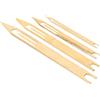 PATIKIL Rete Ago Navette Kit, Taglia 1# 4# 6# 8# Bambù Pesca Rete Ripara Linea Riparazione Strumento