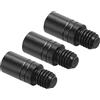 PATIKIL 2g Rame Dardo Peso Aggiungi Aumentatore 3pz 10mm Lunghezza 2BA Filo Dardi Peso Regolatore Dardo Accessori Nero