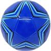 CUCUBA Pallone da Calcio da Allenamento o Partita Colore Blu con Stella Misura 5