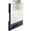 ESSELTE VIVIDA Portalistino con copertina personalizzabile - PPL 20 buste - Nero VIVIDA - 624010