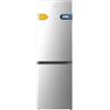 Cecotec Frigorifero Combinato 296L Funzione DeFrost Bolero CoolMarket Combi 296 DF Inox. Altezza 185cm e 60cm Larghezza, Basso Consumo, Illuminazione interna, Porte Reversibili, Cassetto Frutta