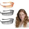 DTXLX 3 Pezzo Cintura per capelli in plastica,cerchietto capelli donna&Uomo,Pettine a denti lunghi-Grinding&tartarughe&lucido-Sport e fitness antiscivolo