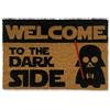 KOKO DOORMATS Zerbino Ingresso casa - Tappeto divertenti in fibra di cocco e base antiscivolo da PVC, da esterno e interno con misure 40x60cm (Welcome to the Dark Side)
