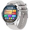 RORIOS Smart Watch per Uomo Donna Chiamate Bluetooth Monitoraggio Della Salute Orologio da Polso Intelligente Fitness Sportivo IP68 Impermeabile Smartwatch Grigio