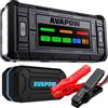 AVAPOW TJ18 3000A Booster Avviamento Auto con Force Start, Avviatore Batteria Auto Portatile per Motori Benzina & Diesel 8,0L, Box di Avviamento 12V con Display da 4 Pollici