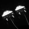 DARKGUARD 2 x Bianco Luci Targa LED Fanale Posteriore 12V 24V Luce di Cortesia LED Luce Portatarga per Auto Rimorchio RV Trattore Impermeabile ECE