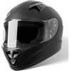 VINZ Parana Casco Integrale con Visiera Bambino | Casco Moto / Scooter | nelle taglie dalla YS-YXL | Certificato ECE 22.06 | Disponibile in diversi colori - Nero opaco