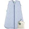 molis & co molis&co - Sacco Nanna - Sacco nanna invernale per Neonati e Bambini - Sacchi Nanna 2.5 tog - 100% Cotone (Oeko-TEX 100) - Blue Garden (0 a 6 mesi)