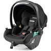 Peg Perego Primo Viaggio Lounge - Seggiolino Auto Neonato Reclinabile ISOFIX (40-87 cm), 0-15 mesi, 0-13 kg, Capottina UPF 50+, Seduta Imbottita, Protezioni Laterali, Compatibile con Passeggini, Onyx