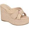 GUESS Eveh, Sandali con Zeppa Donna, Beige 110, 37.5 EU