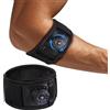 Origintek Tutore Epicondilite Gomito e Gomitiera per Epicondilite, Fascia Regolabile per Uomo e Donna, Supporto per Tennis Elbow e Tendinite (Nero, Taglia Unica Standard) 23-29 cm