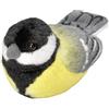 Wild Republic Audubon Bird, Cinciallegra con Autentico Suono d'uccello, Peluche, Giocattolo per Uccelli per Bambini e birdwatcher, 18 cm