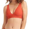 sloggi Donna Zero Feel Lace 2.0 Bralette, Watermelon, M