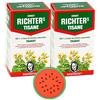 Richters Ernst Richter Tisana Infusion Herbal Tea a base di piante Set di 2 scatole + regalo: Silicone sotto tazza 100% tisane naturale a base di piante | Regolamento di transito | 2 x 20 bustine da 2g