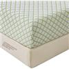 SoNiT home decor SONIT - Copri Materasso Matrimoniale 160x190 cm con Angoli Elasticizzati 1 Pz - Coprimaterasso Verde