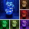 BIRBANN Lampada Minec, Lampada Per Bambini, Lampada Smart Comodino Intelligente A 7 Colori, Gadget Minec Compleanno Bambini, Regalo Di Natale