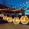 SON4SUN Catena Luminosa Esterno, 30M Catena luminosa interno LED Esterno con 60+5 G40 Bulbi, Vintage Luce per Patio All'Aperto Giardino Festa Decorazione di Esterni Interni.