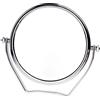 TUKA-i-AKUT TUKA Specchio Cosmetico 10X Ingranditori, ø15,3 cm Doppia Faccia Specchi da Trucco Specchio da Tavolo cromato, 6 Specchio borsa per casa o viaggio, Specchio Bagno per Trucco e Rasatura, TKD3102-10x