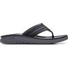 Clarks Wesley Post, Sandals Uomo, Nero, 41 EU