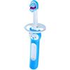 MAM Learn to Brush (Set da 2), Neonato accessori utili per i primi dentini, Azzurro, 5+ mesi