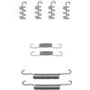 HELLA PAGID 8DZ 355 201-841 Kit accessori, Ganasce freno stazionamento,X0172,Sistema frenante,TRW,per es. SCION / SUBARU / TOYOTA / VOLVO