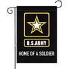 XIFAN Bandiera militare degli Stati Uniti con licenza ufficiale United State American Military Veteran Retire Home of a Soldier Armed Forces Rangers, striscione double face 31,8 x 45,7 cm Made USA