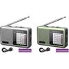 Kexpery Radio Portatile con Batteria Radio FM AM SW Dab Ricevitore Multi-Band Antenna Rotativa 360° per Notizie e Tempo Libero