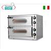 Forno Elettrico per 2 Pizze, 2 Camere indipendenti da cm 41 x 36, comandi meccanici, mod. SMALL G2