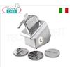 Tagliaverdure Elettrico Professionale da tavolo + Kit 3 DISCHI, Linea TITANIUM, dim.mm.261x604x522h,
