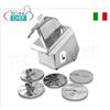 Tagliaverdure Professionale Elettrico + Kit 5 DISCHI Linea TITANIUM, dim.mm.261x604x522hUM,