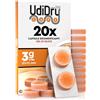 Udivita 20 Capsule Essiccanti per Apparecchi Acustici UdiDry Caps Anti Umidità 3g 31mm con Indicatore di Colore - Capsule Deumidificanti con Gel di Silice di Alta Qualità Assorbi Umidità per Asciugatura