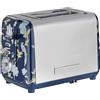 VQ Laura Ashley Tostapane Vintage 2 Fette - Riscaldamento Regolabili, Scongelamento e Modalità di Riscaldamento. Acciaio Inossidabile Tosta Pane con Croissant Scaffale Riscaldante - Elveden Marine