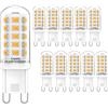 Cxyemt G9 Lampadine LED 3W, Equivalenti a 28W 33W 40W Lampadine Alogene, Bianco Caldo 2700K, AC 220-240V, Non Dimmerabile, Senza Sfarfallio, Lampada LED G9 a Risparmio Energetico, Confezione da 10