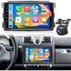 LORPHEIR Autoradio Android per Mercedes Benz Smart Fortwo 2005-2010, Stereo Touchscreen 9 Pollici con Wireless CarPlay & Android Auto, Navigatore GPS WiFi Bluetooth, Suono DSP, Telecamera Posteriore AHD