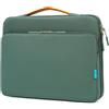 Veki 13-14 Pollici Custodia Borsa Porta PC, Custodia PC Portatile, Sleeve Impermeabile per Laptop, Caso da Trasporto per Computer Compatibile con MacBook, HP, Dell, Lenovo, Asus Notebook (Verde)