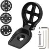 kwmobile Supporto Manubrio per Garmin Edge/Bryton Rider/Wahoo Manubrio Integrato - Attacco Staffa MTB Bici - Porta Ciclocomputer GPS - Accessori Ciclismo - nero